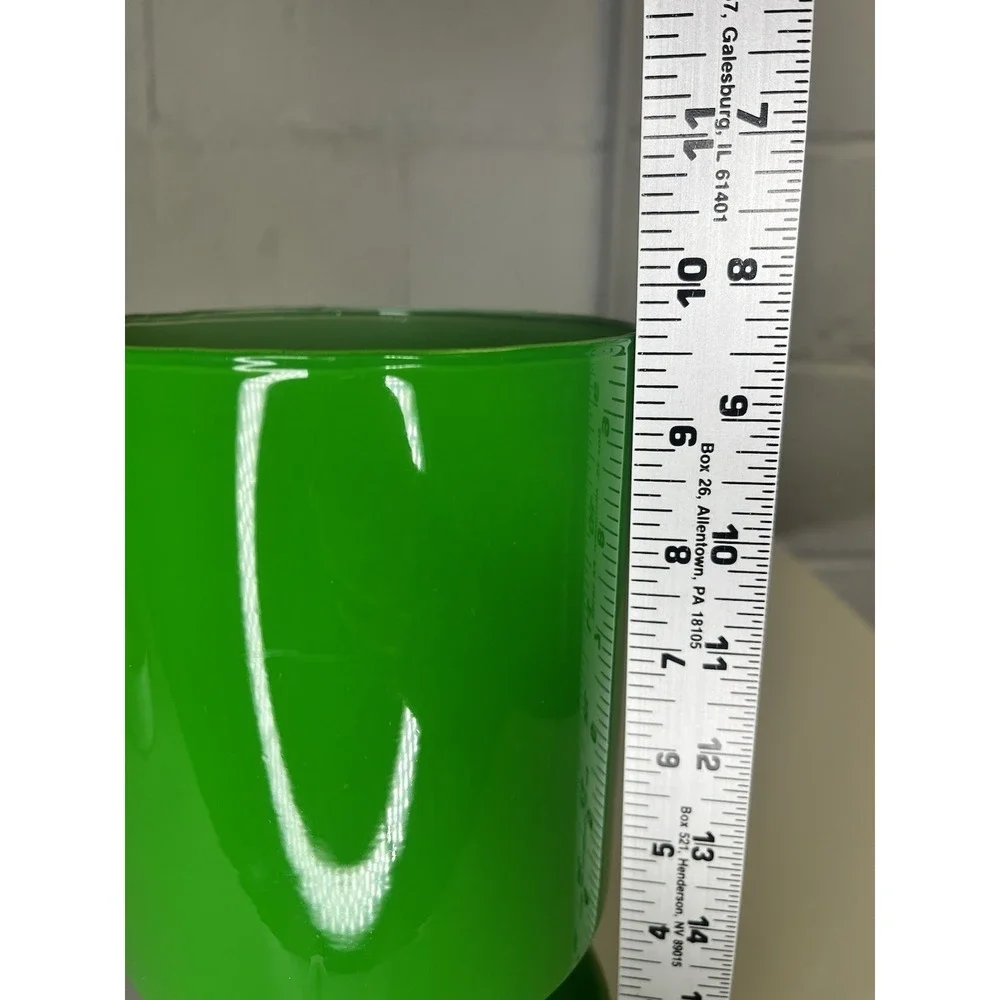 Ikea Lykta Kelly Green Glass Table Lamp Mushroom Vintage Dark Green‎ Y2K WORKS